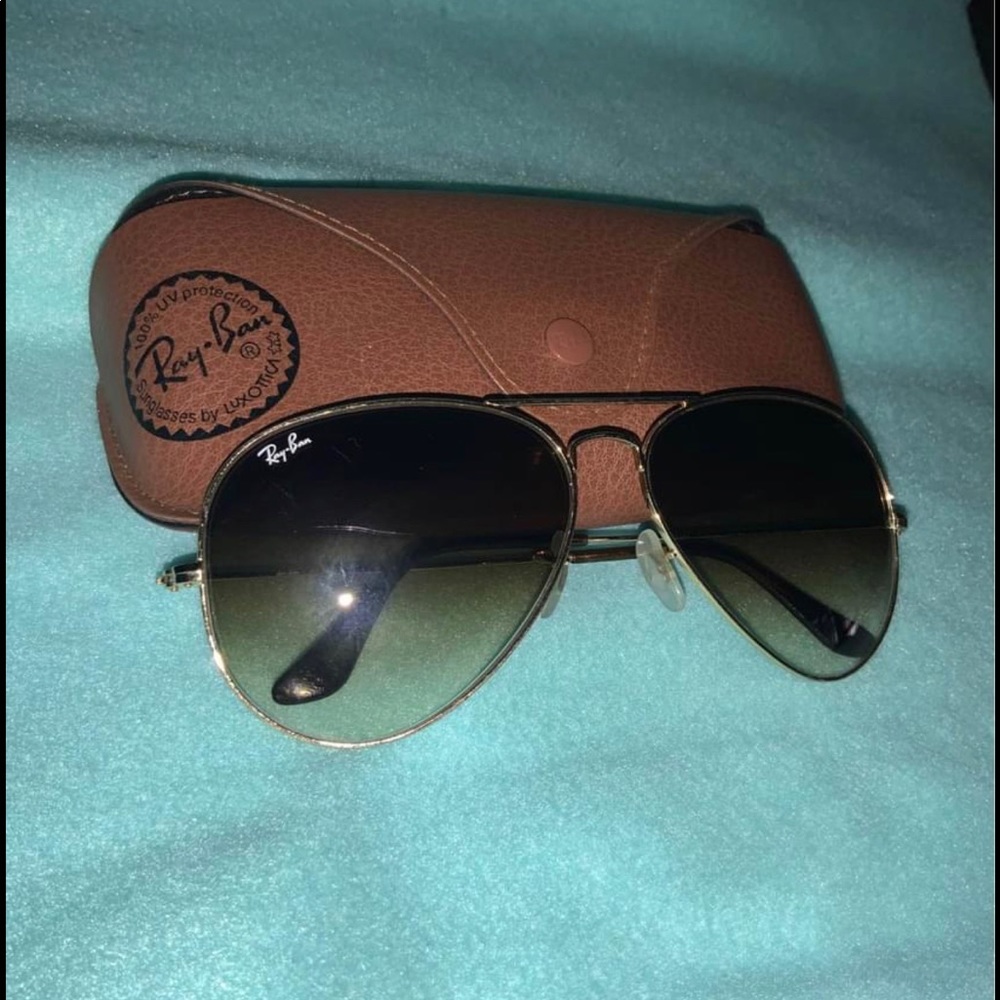 Gold Ray Bans